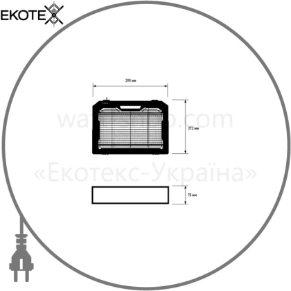 Светильник инсектицидный LED EUROLAMP для уничтожения насекомых для внутреннего использования 2,5W 220V IP20 (5)