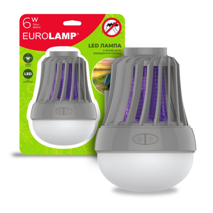 EUROLAMP LED Лампа для знищення комах 6W, Eurolamp, MK-6W(LAMP)