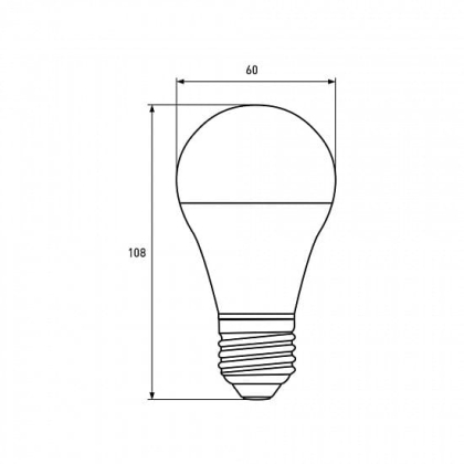 Промо-набір LED Лампи EUROLAMP A60-7W-E27-3000K “1+1”, Eurolamp, MLP-LED-A60-07272(E)
