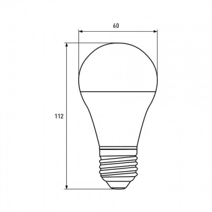 Промо-набір LED Лампи EUROLAMP A60-10W-E27-3000K “1+1”, Eurolamp, MLP-LED-A60-10272(E)