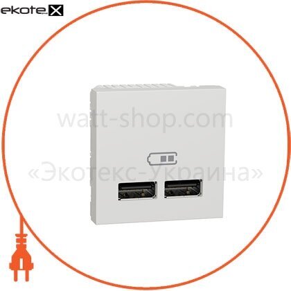 Schneider NU341818 nu341818 розетка usb подв. 2.1а 2 модуля біл