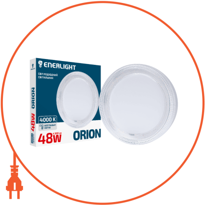 Світильник стельовий світлодіодний ENERLIGHT ORION 48Вт 4000К, Enerlight, ORION48SMD90N