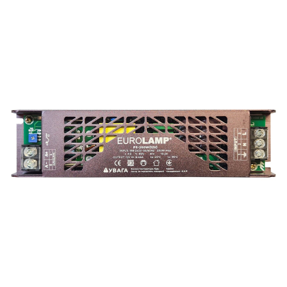 Блок живлення для світлодіодної стрічки 200W 12V 16,66A EUROLAMP, Eurolamp, PS-200W(12V)