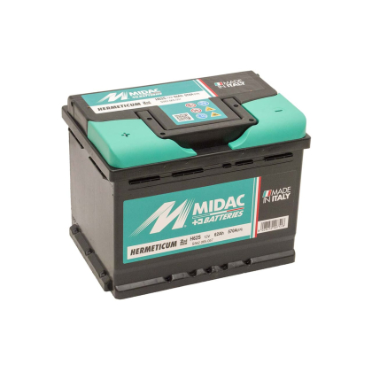 MIDAC Hermeticum Акумулятор автомобільний 12V 62Ah (-/+) eu, Ultracell, S562.059.059