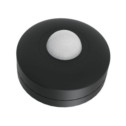Датчик руху EUROELECTRIC стельовий 360° чорний, Euroelectric, ST-05A(black)