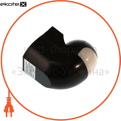 Eurolamp ST-12 BLACK euroelectric датчик движения «куб модерн» черный (50)