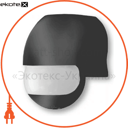 Eurolamp ST-12 BLACK euroelectric датчик движения «куб модерн» черный (50)