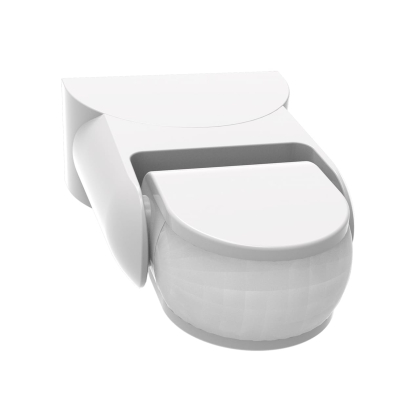 Датчик руху EUROELECTRIC настінний 180° IP65 білий, Euroelectric, ST-16(IP65)