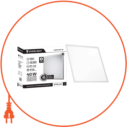 Cвітильник стельовий ENERLIGHT STELLA 40Вт 4000К MS, Enerlight, STELLA40SMD70NMS