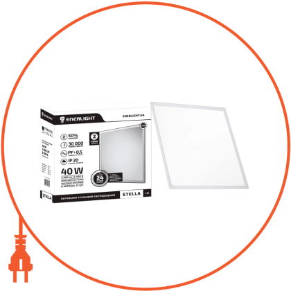 Cвітильник стельовий ENERLIGHT STELLA 40Вт 6500К MS, Enerlight, STELLA40SMD70СMS