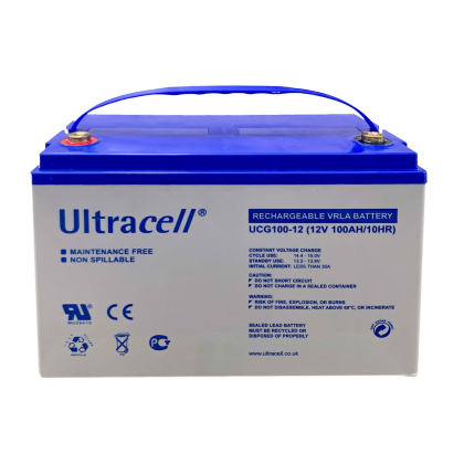 Ultracell Акумулятор гелевий 12V 100Ah, Ultracell, UCG100-12