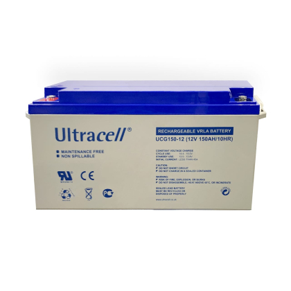 Ultracell Акумулятор гелевий 12V 150Ah, Ultracell, UCG150-12