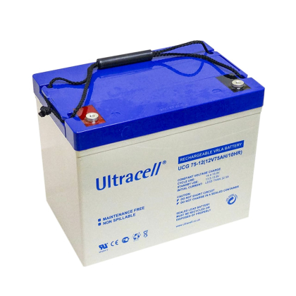 Ultracell Акумулятор гелевий 12V 75Ah, Ultracell, UCG75-12
