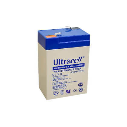Ultracell Акумулятор AGM 6V 5Ah, Ultracell, UL5-6