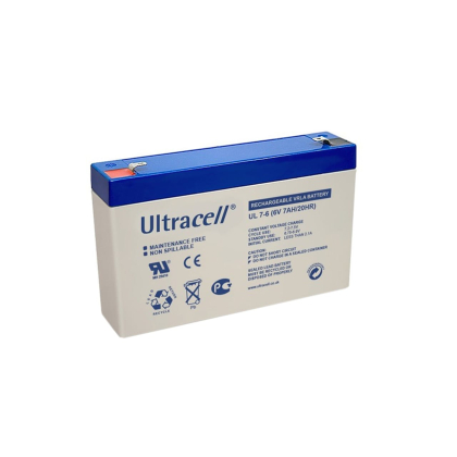 Ultracell Акумулятор AGM 6V 7Ah, Ultracell, UL7-6