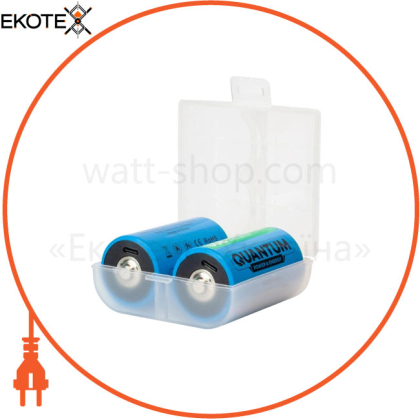 Акумулятор літій-іонний Quantum USB Li-ion CR123A(16340) 3.7V, 450mAh   blister+Type-C кабель, 1шт/у