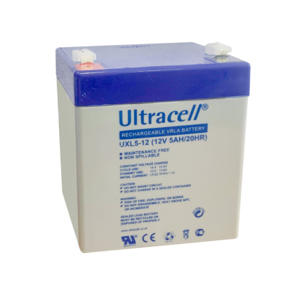 Ultracell Акумулятор AGM 12V 5Ah UXL, Ultracell, UXL5-12