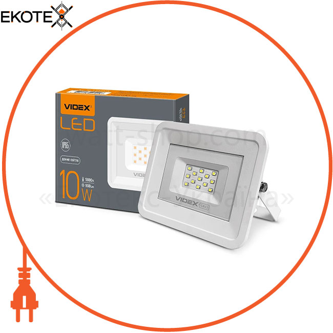 LED прожектор автономный VIDEX 10W 5000K 3.2 V