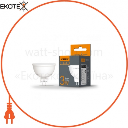 LED лампа VIDEX MR16 5W GU5.3 4100K 220V, Videx, 23400