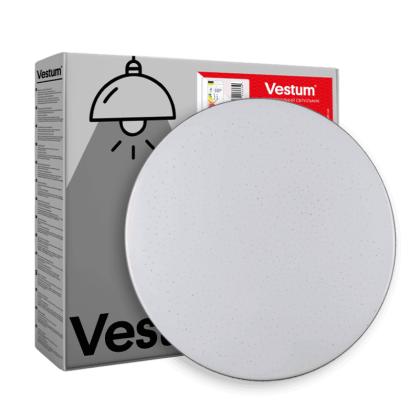 STARLIGHT зоряне небо 30W 375*60мм 4000К Чорний, Vestum, VS-90019