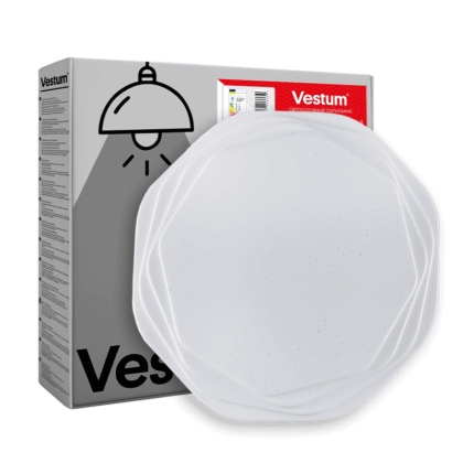 ROSE зоряне небо 30W 395*65мм 4000К, Vestum, VS-90032