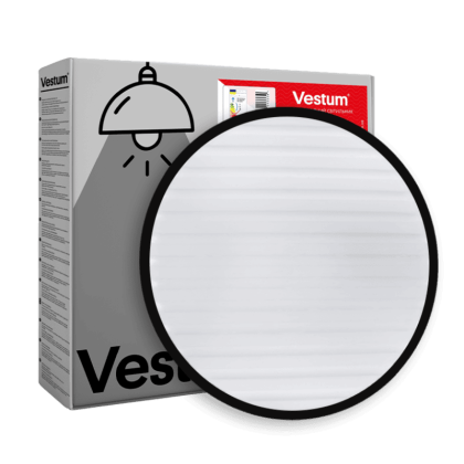GRILL матовий 20W 325*55мм 4000К чорний, Vestum, VS-90034