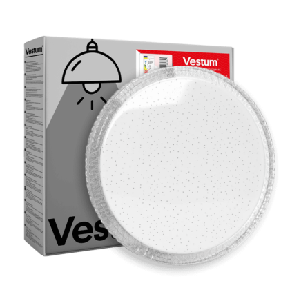 CRYSTAL зоряне небо 30W 395*60мм 4000К, Vestum, VS-90046