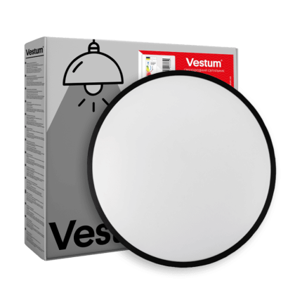 RING матовий 30W 395*60мм 4000К срібний, Vestum, VS-90070