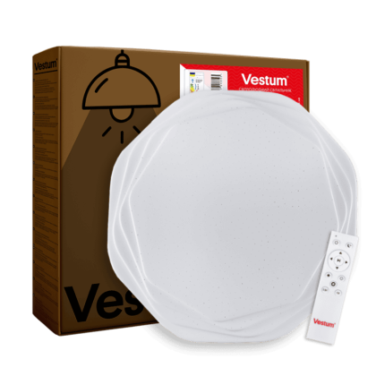 ROSE зоряне небо 60W 395*65мм 3000К-6500К з ДК, Vestum, VS-91017