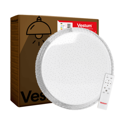 CRYSTAL зоряне небо 80W 490*65мм 3000К-6500К з ДК, Vestum, VS-91033