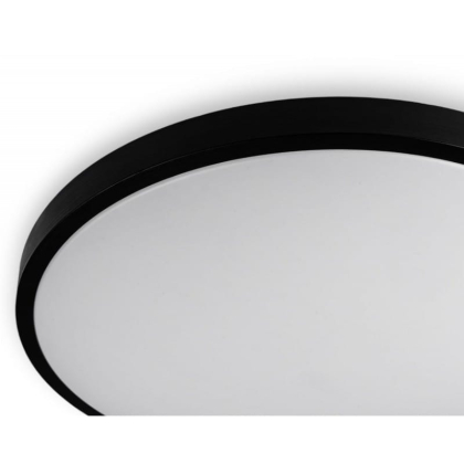 RING матовий 80W 480*60мм 3000К-6500К з ДК чорний, Vestum, VS-91056