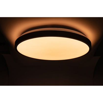 RING матовий 80W 480*60мм 3000К-6500К з ДК чорний, Vestum, VS-91056