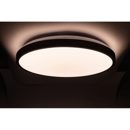 RING матовий 80W 480*60мм 3000К-6500К з ДК чорний, Vestum, VS-91056