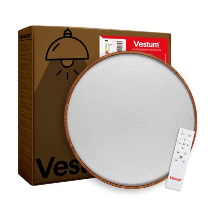 FOREST зоряне небо 60W 395*65мм 3000К-6500К з ДК тік, Vestum, VS-91061