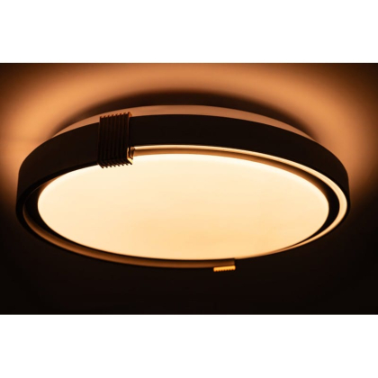 COLISEUM матовий 60W 395*60мм 3000К-6500К з ДК білий з чорним, Vestum, VS-91067