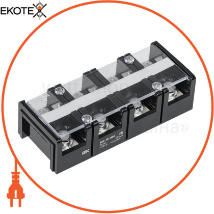 Блок затискачів БЗН ТС-1003 35 мм2 100A 3 пари IEK, IEK, YZN42-03-035-K02