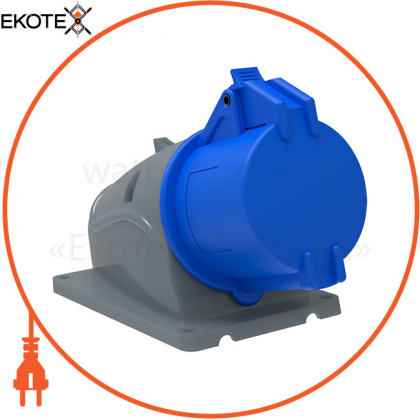 Розетка стаціонарна ССІ-123 32А-6ч/200-250В 2P+PE IP44 MAGNUM IEK, IEK, PSN11-032-3