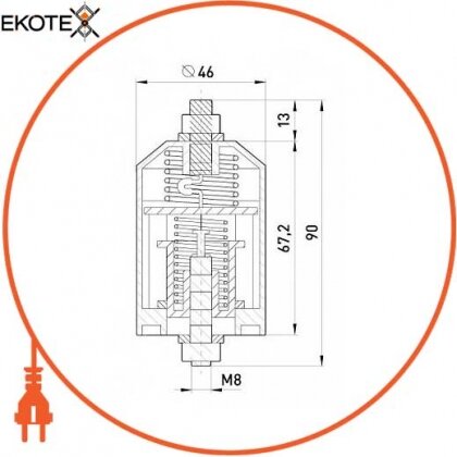 Enext PZ-M1 440/10 устройство для защиты от импульсных перенапряжений pz-m1 440/10