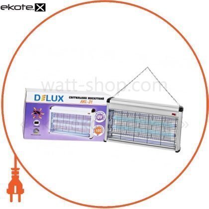Delux 90011593 светильник для уничтожения насекомых akl-31 2*15вт g13