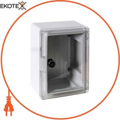 Enext CP5011 корпус ударопрочный из абс-пластика e.plbox.210.280.130.tr, 210х280х130мм, ip65 с прозрачными дверцами