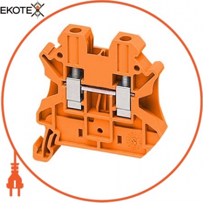 Schneider NSYTRV42AR linergy проходной клеммный блок - 4мм? 32a 1-уровневый 1x1 винтовой - оранжевая