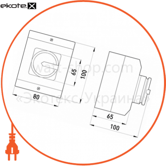 Enext i0360008 пакетный переключатель в корпусе e.industrial.sb.1-0.4.20, 4р, 20а (0-1)