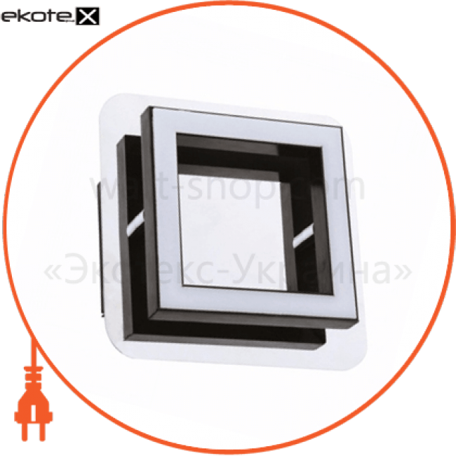 Horoz Electric 036-007-0001-010 светильник потолочный led 5w 4000k 300lm 220-240v 120x120мм хром