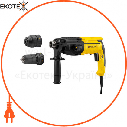 Перфоратор мережевий SDS-Plus STANLEY SHR264K, STANLEY, SHR264K