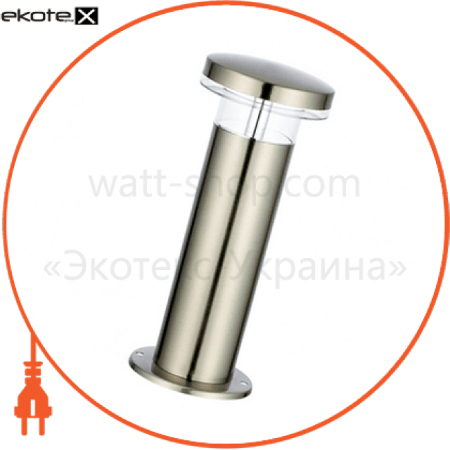 Світильник садово-парк. стовп. нерж 300mm IP44 . 5,5 W SMD LED 6400K 186lm 220-240v, Horoz Electric, 076-002-0004