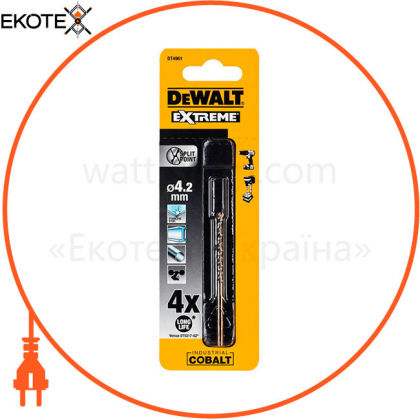 Свердло по металу EXTREME INDUSTRIAL COBALT DeWALT DT4961, DeWALT, DT4961