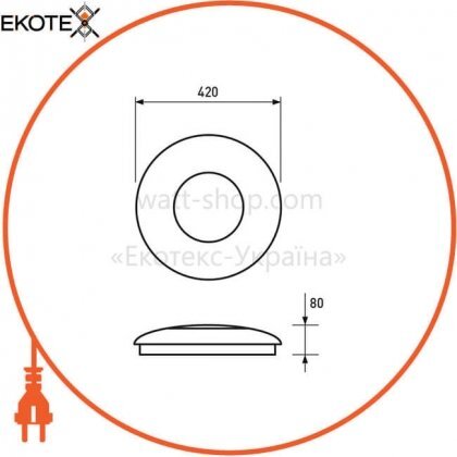 Світлодіодний EUROLAMP LED Світильник музичний SMART LIGHT 48W Vivaldi 3000-6500K, Eurolamp, LED-SLM-48W-N14(deco)