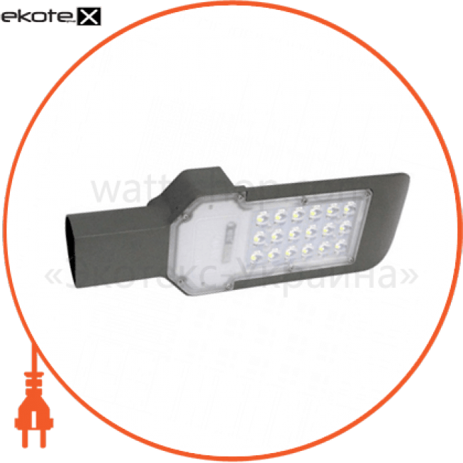 Світильник вуличний консольний SMD LED 20W 4200K 1726Lm 85-265V, Horoz Electric, 074-005-0020