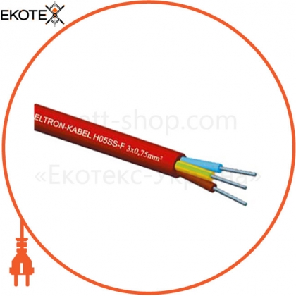 Enext cab0220010 провод термостойкий двужильный h05ss-f 2x4