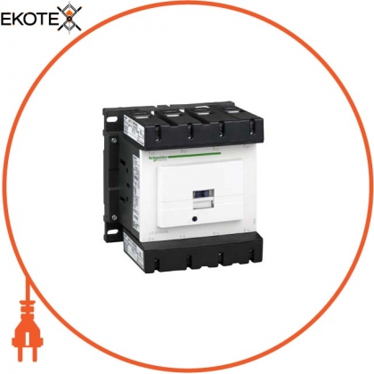 Контактор D 4P (4НО), AC1 200А, 110В, 50 / 60Гц, зажим під гвинт, Schneider, LC1D115004F7